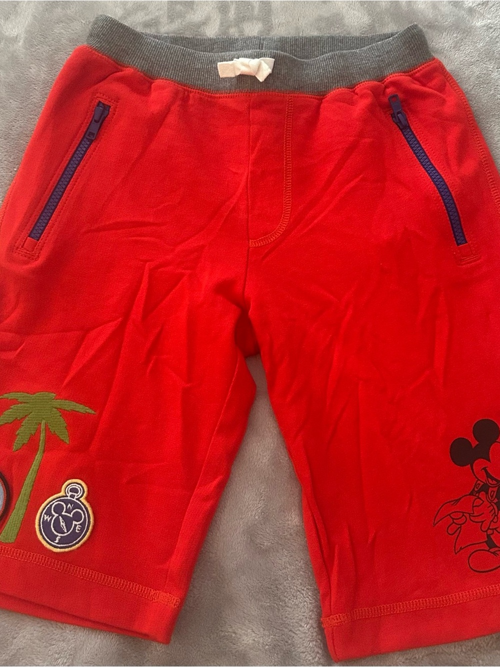 NWT Hanna Andersson Disney Collection Red Mickey Adventure Athletic Shorts